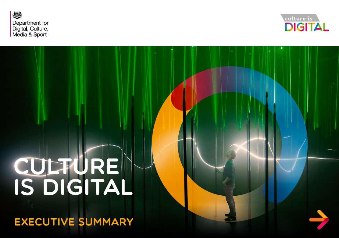 #CultureisDigital Le rapport britannique  souligne le potentiel numérique des organisations culturelles et lance une série d’initiatives