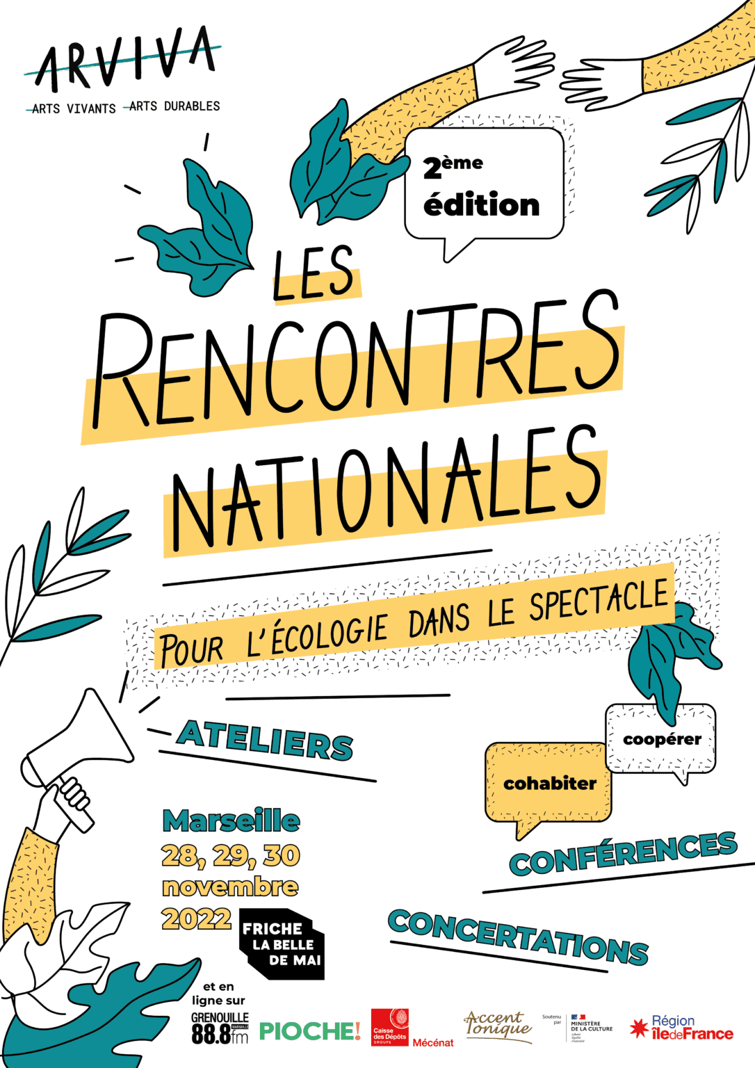 Rencontres ARVIVA : pour l’écologie dans le spectacle