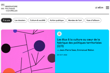 L’Observatoire des Politiques Culturels lance son média web (et on se réjouit)