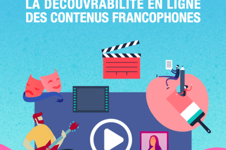 Infographie de l’OIF : « découvrabilité des contenus culturels francophones sur Internet »