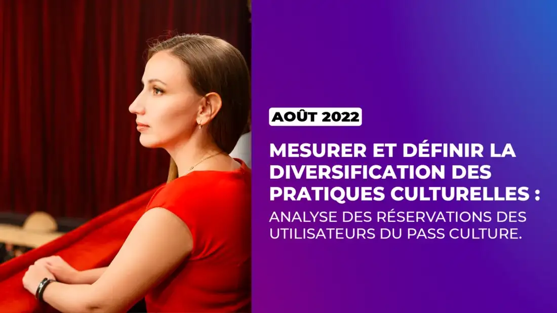 Mesurer et définir la diversification des pratiques culturelles : analyse des réservations des utilisateurs du pass Culture