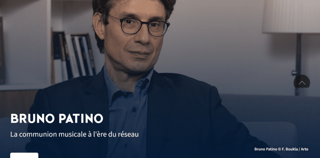 La communion musicale à l’ère du réseau, conférence de Bruno Patino