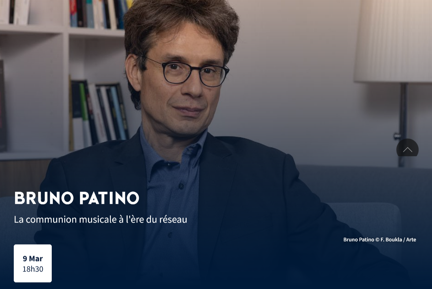 La communion musicale à l’ère du réseau, conférence de Bruno Patino