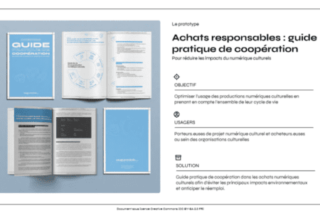 Augure Lab Numérique responsable : un guide pratique de coopération pour réduire les impacts du numérique culturel