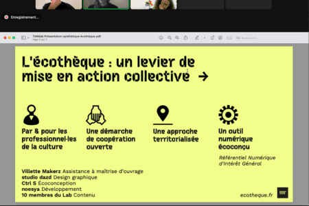Café TMNlab : retour d’usage sur l’écothèque, la plateforme collaborative des Augures
