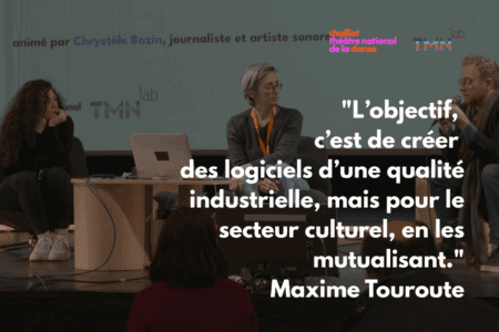 Trois exemples de logiciels créatifs mutualisés : « L’objectif, c’est de créer des logiciels d’une qualité industrielle, mais pour le secteur culturel, en les mutualisant. » Maxime Touroute