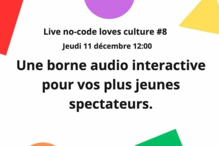 [Live No-code loves culture] Créer une borne audio interactive avec PandaSuite