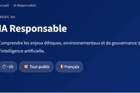 MOOC IA Responsable : un outil de sensibilisation